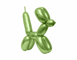 100 Modelling Mirror Balloon Light Green -Feestspullen Winkel 100 modelling mirror balloon light green 2