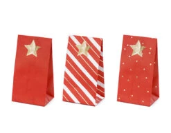 Adventkalender Tasjes Rood