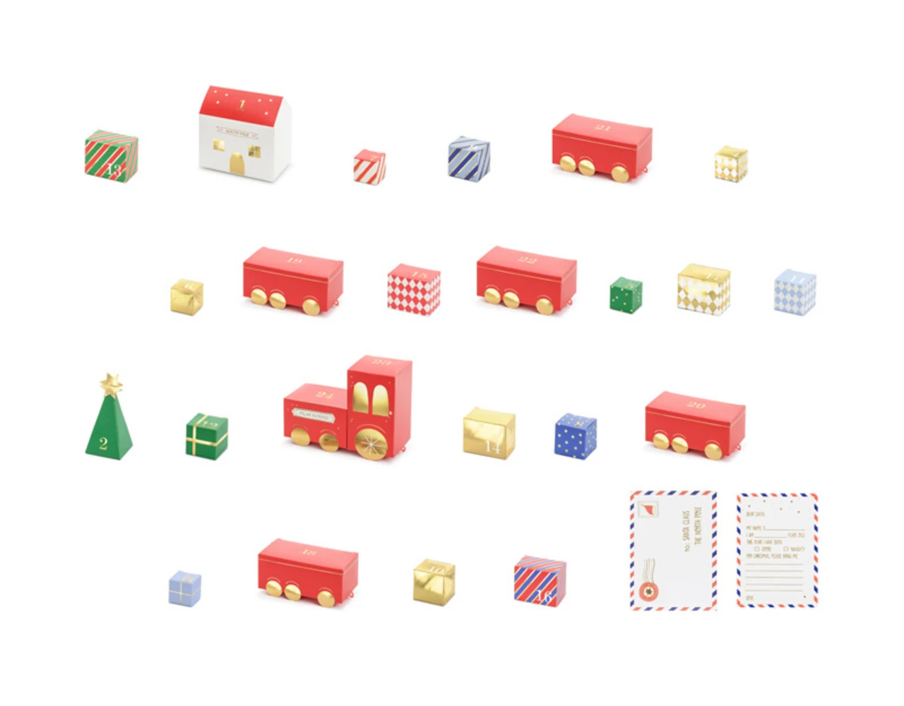 Adventkalender Trein 2 Adventkalender Trein - Afbeelding 2