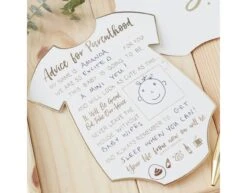 Advice Cards Baby Grow Shaped Cards -Feestspullen Winkel advice cards baby grow shaped cards 2