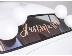 Auto Decoratie Set Bruiloft Just Married 7 Auto Decoratie Set Bruiloft Just Married -Feestspullen Winkel auto decoratie set bruiloft just married 2