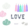 Auto Decoratie Set Bruiloft Love