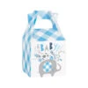 Baby Olifant Geschenkdoosjes Blauw 8st