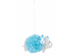 Baby Olifant Hangdecoratie Blauw 23cm 3st