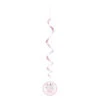 Baby Olifant Hangdecoratie Roze 66cm 3st
