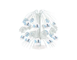 Baby Olifant Tafeldecoratie Blauw 21cm