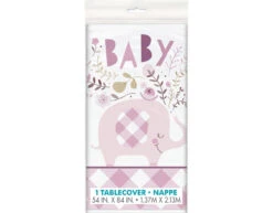 Baby Olifant Tafelkleed Lichtroze 2,13m -Feestspullen Winkel baby olifant tafelkleed lichtroze 213m 3