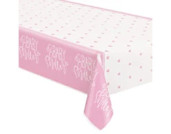 Babyshower Tafelkleed Roze 2,13m