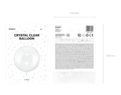 Ballon Doorzichtig 40cm -Feestspullen Winkel ballon doorzichtig 40cm 2