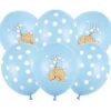 Ballonnen Baby Olifantje Blauw 30cm 6st