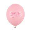 Ballonnen Babyschoentjes Roze 30cm 6st