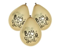 Ballonnen Boy Or Girl Latex 23cm 6st