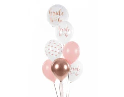 Ballonnen Bride To Be Mix 30cm 6st -Feestspullen Winkel ballonnen bride to be mix 30cm 6st 5