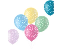 Ballonnen Confetti Gekleurd 33cm 6st