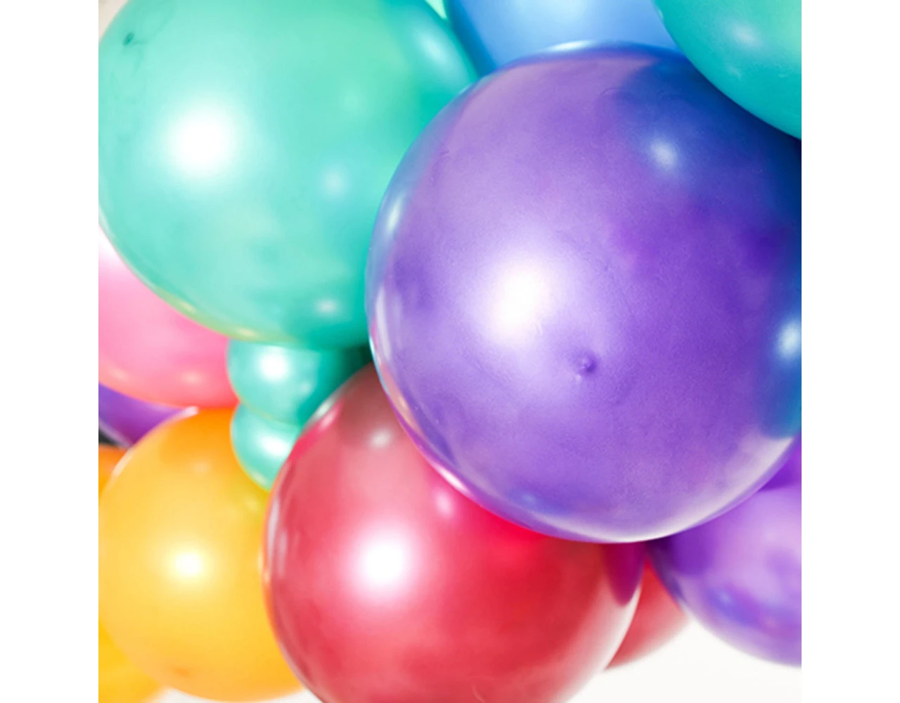 Ballonnen Gekleurd 33cm 50st 5 Ballonnen Gekleurd 33cm 50st - Afbeelding 5