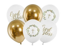 Ballonnen God Bless Mix 30cm 6st