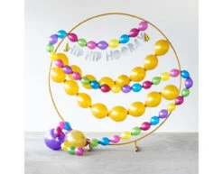 Ballonnen Happy B-Day Pastel 16cm 6st -Feestspullen Winkel ballonnen happy b day pastel 16cm 6st 5