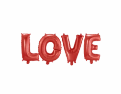 Ballonnen Letter Set Love Rood 41cm