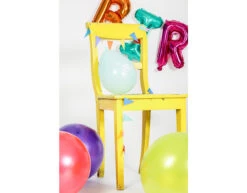 Ballonnen Metallic Gekleurd 48cm 6st -Feestspullen Winkel ballonnen metallic gekleurd 48cm 6st 3