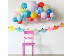 Ballonnen Pastel Gekleurd 33cm 50st -Feestspullen Winkel ballonnen pastel gekleurd 33cm 50st 3