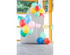 Ballonnen Ster Gekleurd 33cm 6st -Feestspullen Winkel ballonnen ster gekleurd 33cm 6st 2