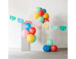 Ballonnen Ster Gekleurd 33cm 6st -Feestspullen Winkel ballonnen ster gekleurd 33cm 6st 3