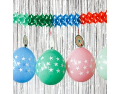 Ballonnen Ster Gekleurd 33cm 6st -Feestspullen Winkel ballonnen ster gekleurd 33cm 6st 5