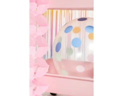 Ballonnen Stippen Gekleurd 33cm 6st -Feestspullen Winkel ballonnen stippen gekleurd 33cm 6st 3