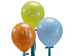 Ballonnen Zeedieren 22cm 3st