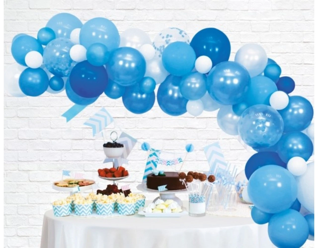 Ballonnenboog Zelf Maken Set Blauw 4m 2 Ballonnenboog Zelf Maken Set Blauw 4m - Afbeelding 2