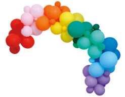 Ballonnenboog Zelf Maken Set Regenboog 4m