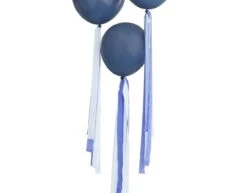 Balloon Tails Streamers Blue