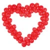 Balloonboog Hart Rood 5 Delig