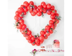 Balloonboog Hart Rood 5 Delig -Feestspullen Winkel balloonboog hart rood 5 delig 2