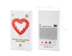 Balloonboog Hart Rood 5 Delig -Feestspullen Winkel balloonboog hart rood 5 delig 3