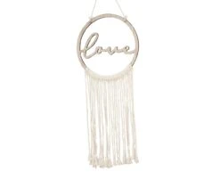 Beige Hangdecoratie Love 25,5cm