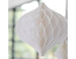 Beige Honeycombs 3st -Feestspullen Winkel beige honeycombs 3st 2