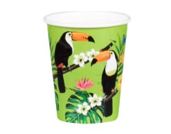 Bekers Toekan Papier 210ml 10st