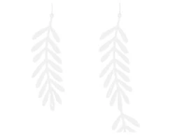 Bladeren Hangdecoratie Wit 1,8m -Feestspullen Winkel bladeren hangdecoratie wit 18m 2