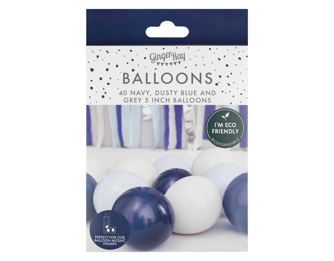 Blauwe Ballonnen 13cm 40st 3 Blauwe Ballonnen 13cm 40st - Afbeelding 3
