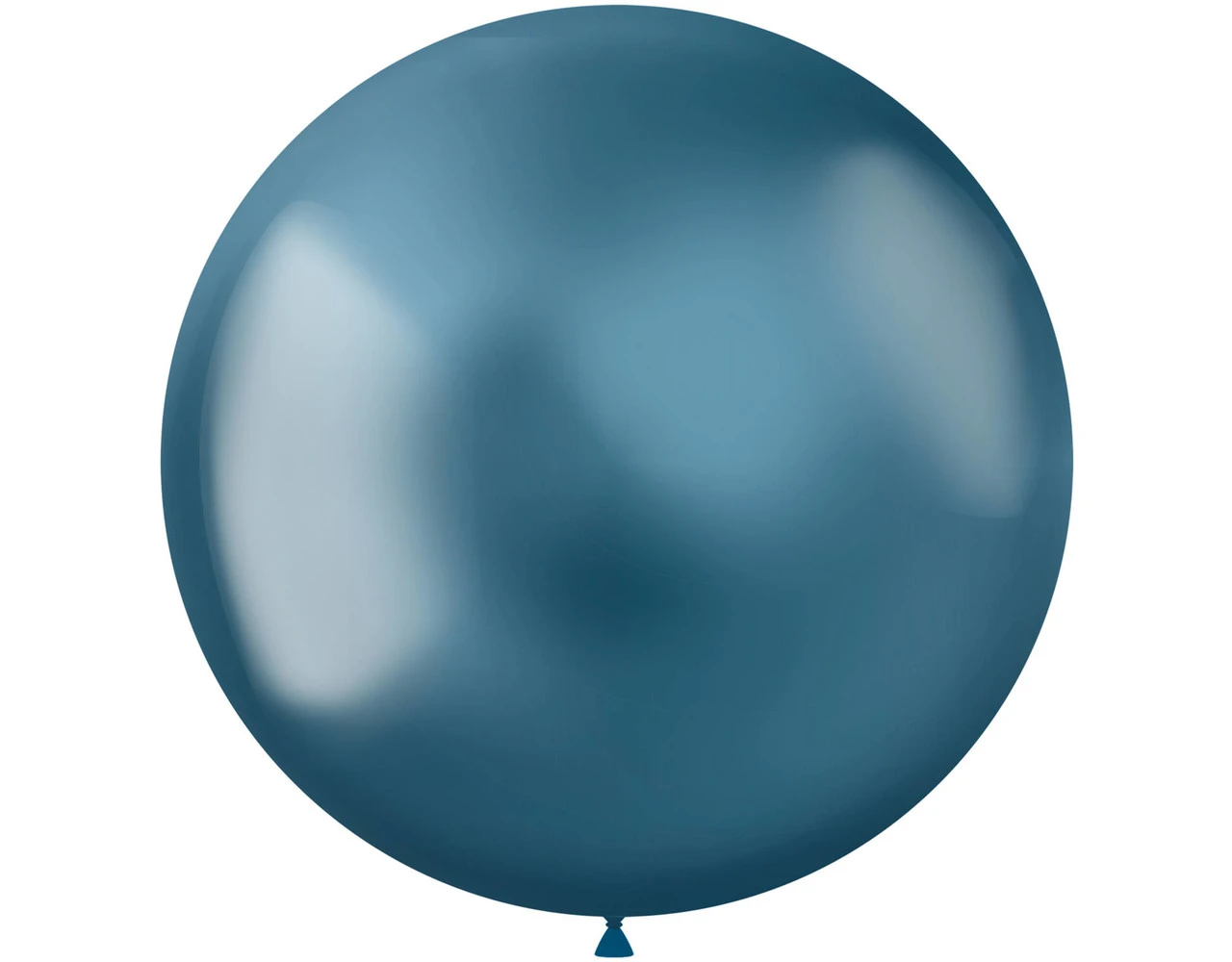 Blauwe Ballonnen Chroom 48cm 5st 1 Blauwe Ballonnen Chroom 48cm 5st