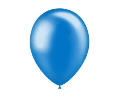Blauwe Ballonnen Metallic 25cm 50st