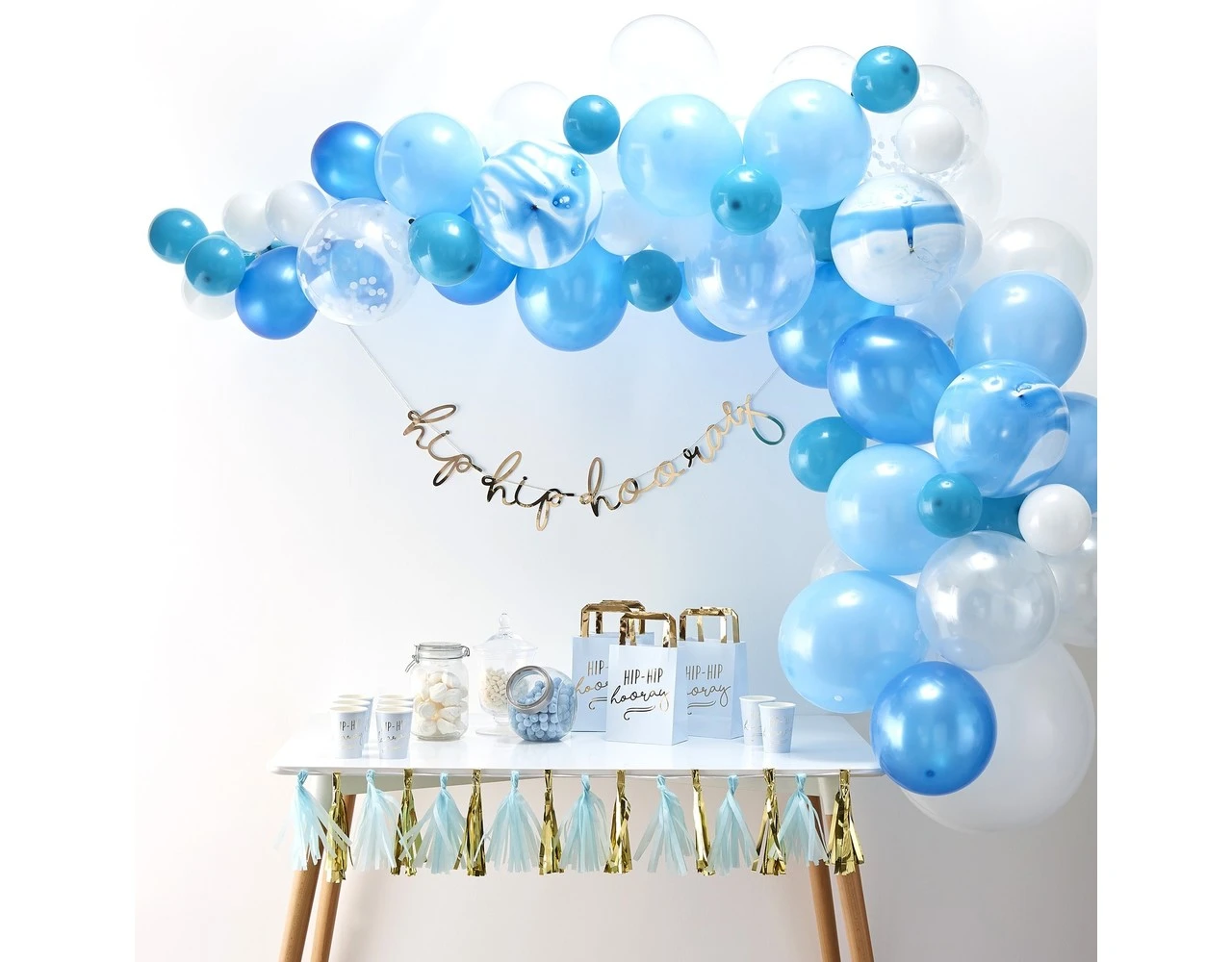 Blauwe Ballonnenboog DIY Set 3 Blauwe Ballonnenboog DIY Set - Afbeelding 3