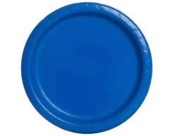 Blauwe Borden Rond 17,5cm 8st