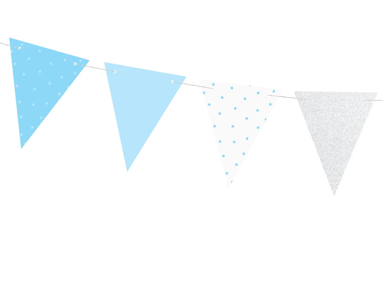 Blauwe Gouden Slingers 1,3m 2 Blauwe Gouden Slingers 1,3m - Afbeelding 2