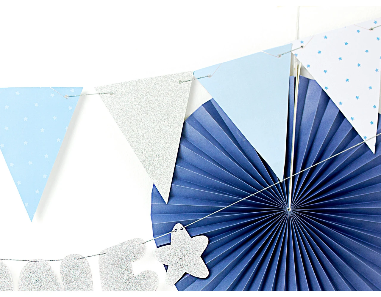 Blauwe Gouden Slingers 1,3m 5 Blauwe Gouden Slingers 1,3m - Afbeelding 5