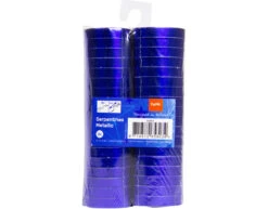 Blauwe Serpentines Metallic 4m 18 Ringen 2st -Feestspullen Winkel blauwe serpentines metallic 4m 18 ringen 2st 2