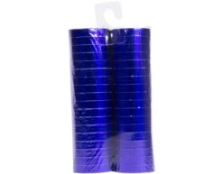 Blauwe Serpentines Metallic 4m 18 Ringen 2st