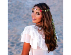 Bloemen Haarband Deluxe -Feestspullen Winkel bloemen haarband deluxe 3