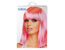Bob Pruik Lang Roze -Feestspullen Winkel bob pruik lang roze 2